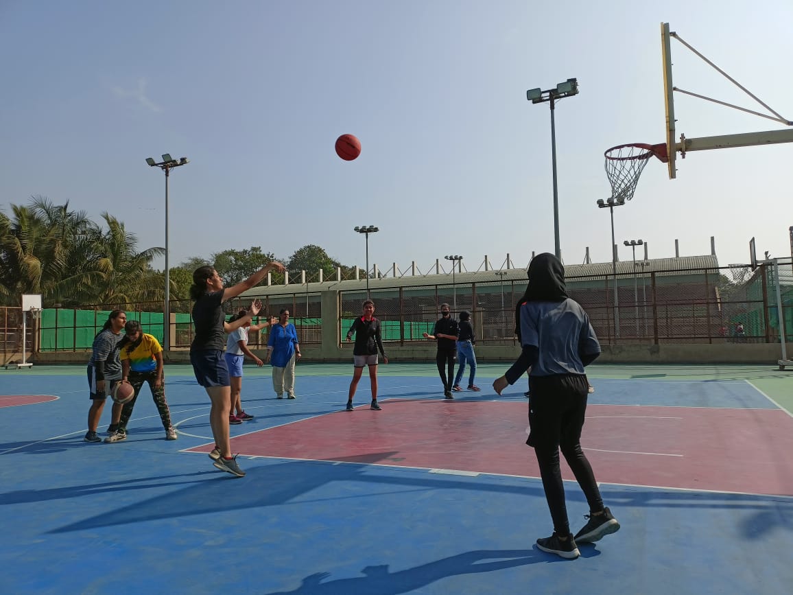 Bast Ball Practice Match at Sports Complex Shastrinagar